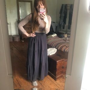 Z Supply Tiered Maxi Skirt size xs